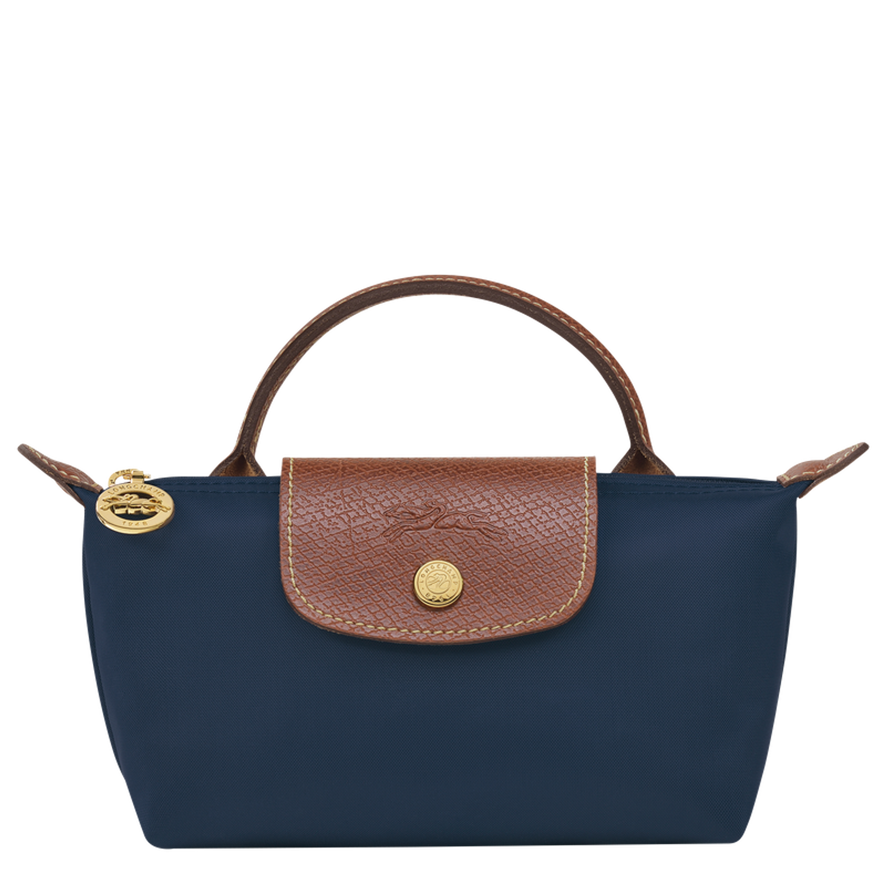 Le Pliage Mini Pouch Nylon Tote Bag - Navy