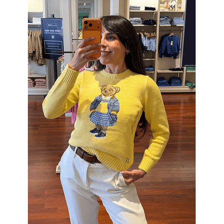 Polo Bear Sweater Yellow