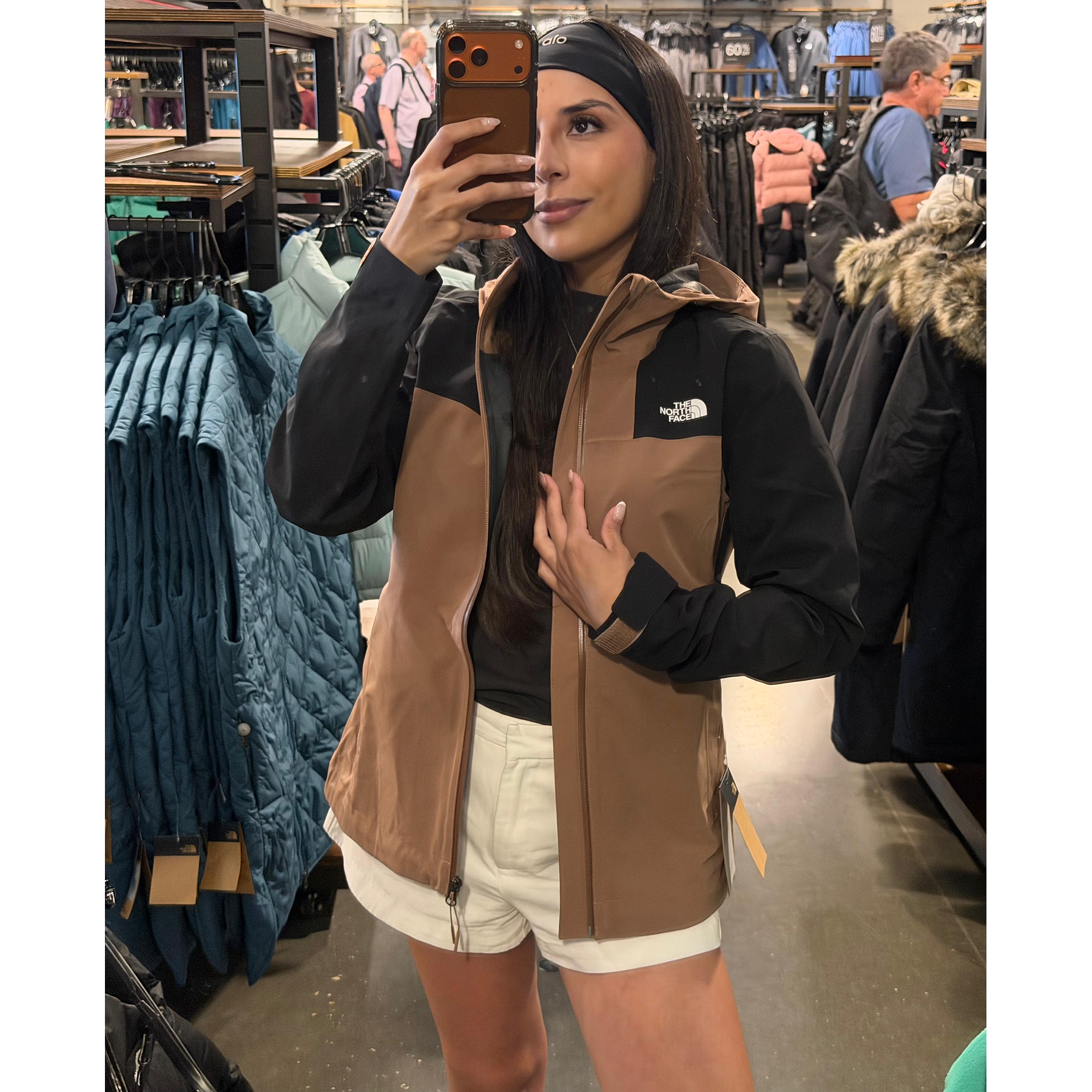 W Active Strch Shell Latte