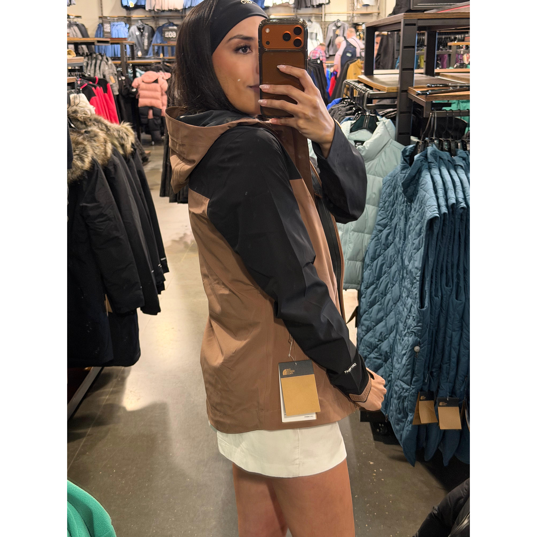 W Active Strch Shell Latte