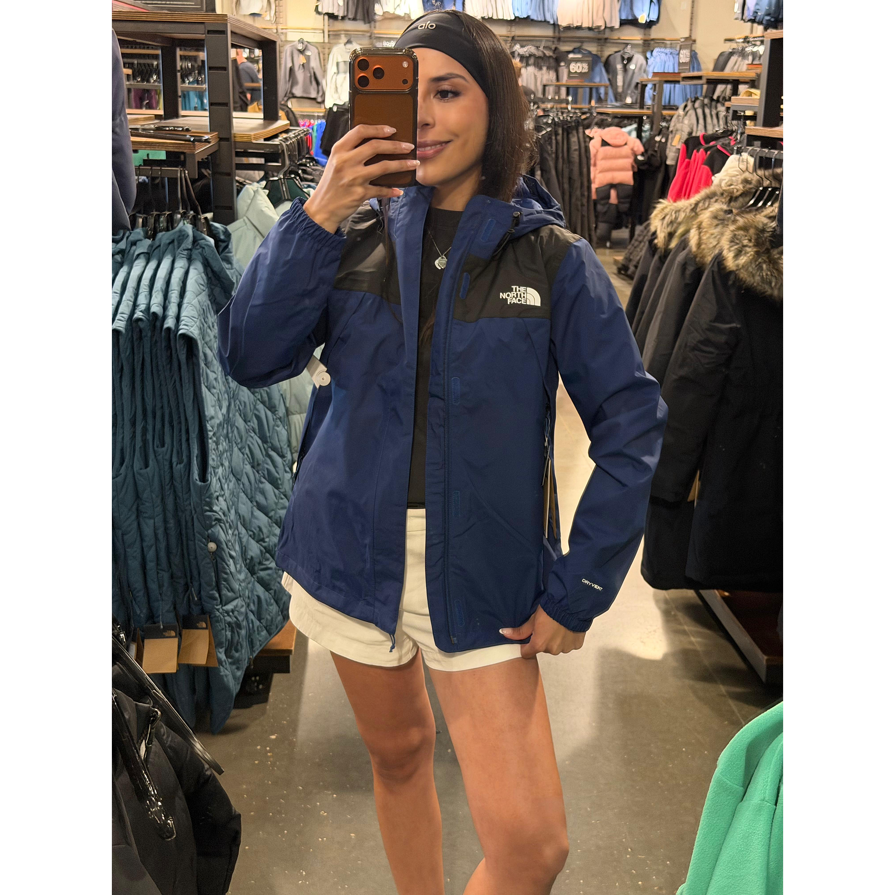 Parka impermeable Antora Azul