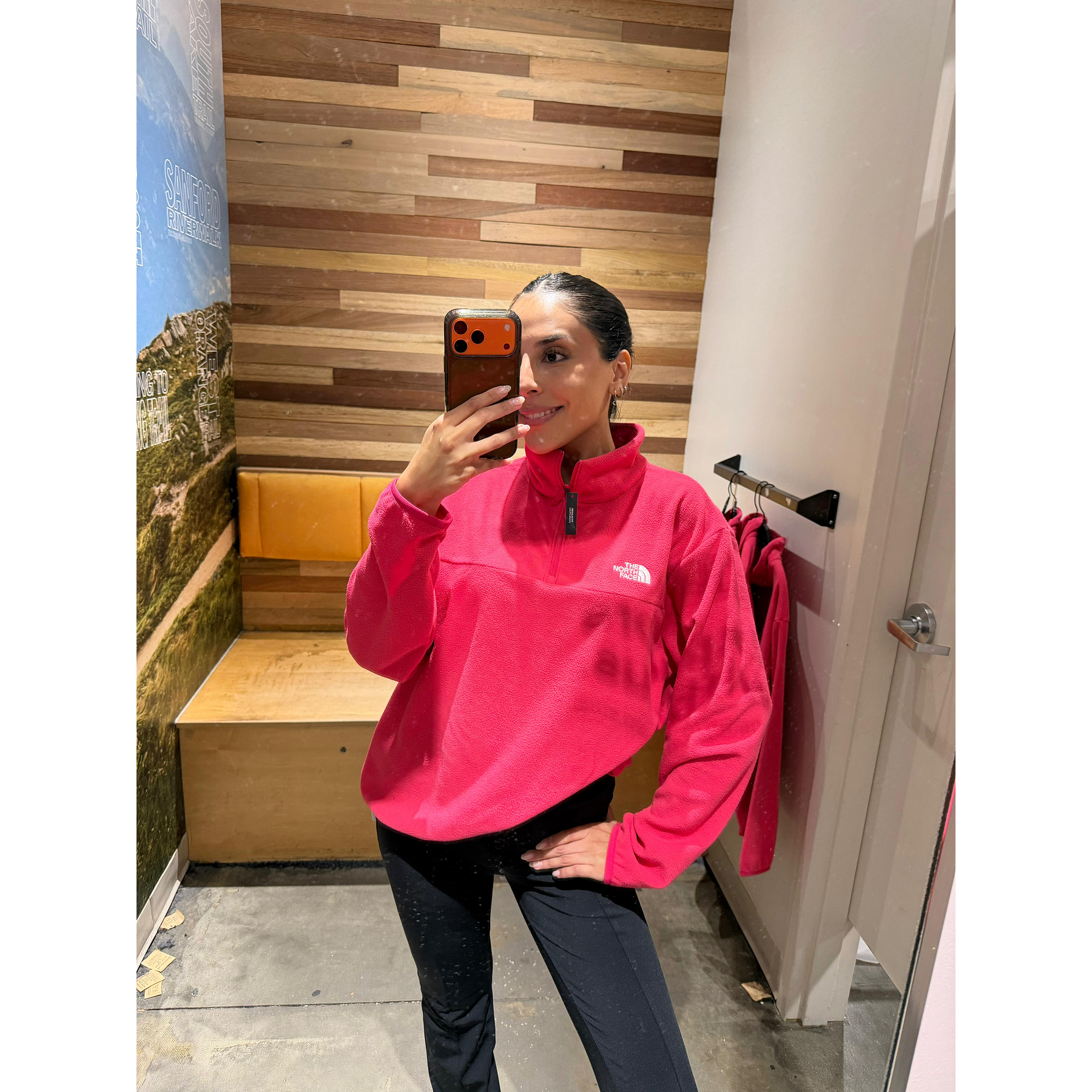 Anchor 1/4 Zipper Hoodie Mossberry