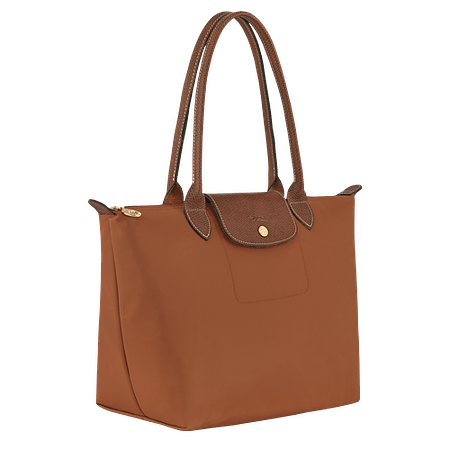 Le Pliage Medium Nylon Tote Bag - Cognac