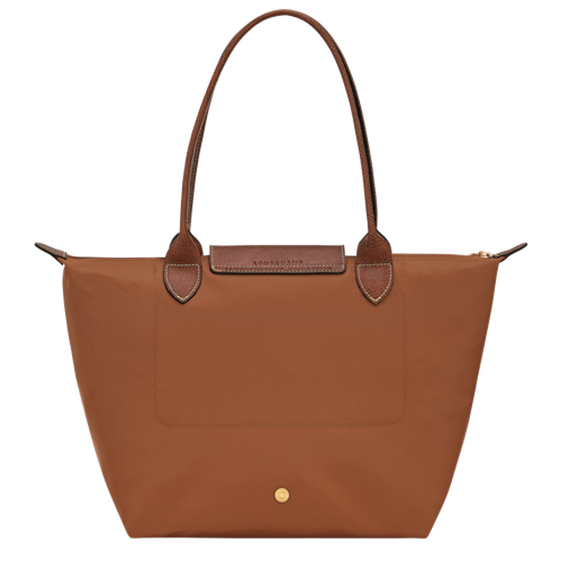 Le Pliage Medium Nylon Tote Bag - Cognac
