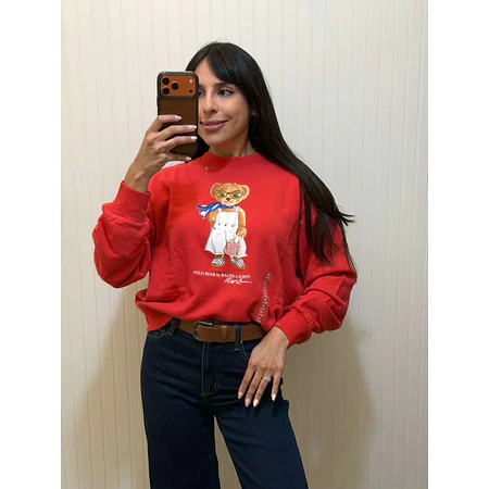 Poleron Polo Bear Red