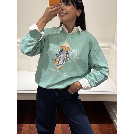 Hoodie Polo Bear Blue