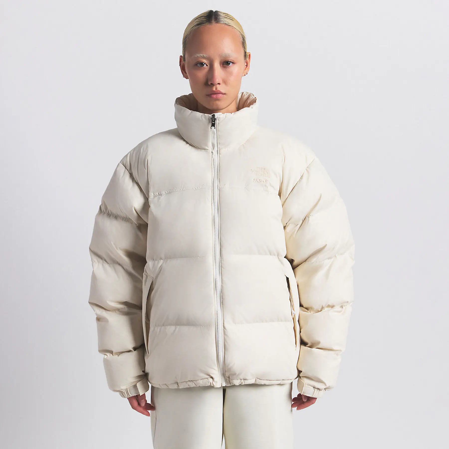 The North Face X SKIMS 1996 Nuptse Jacket Bone