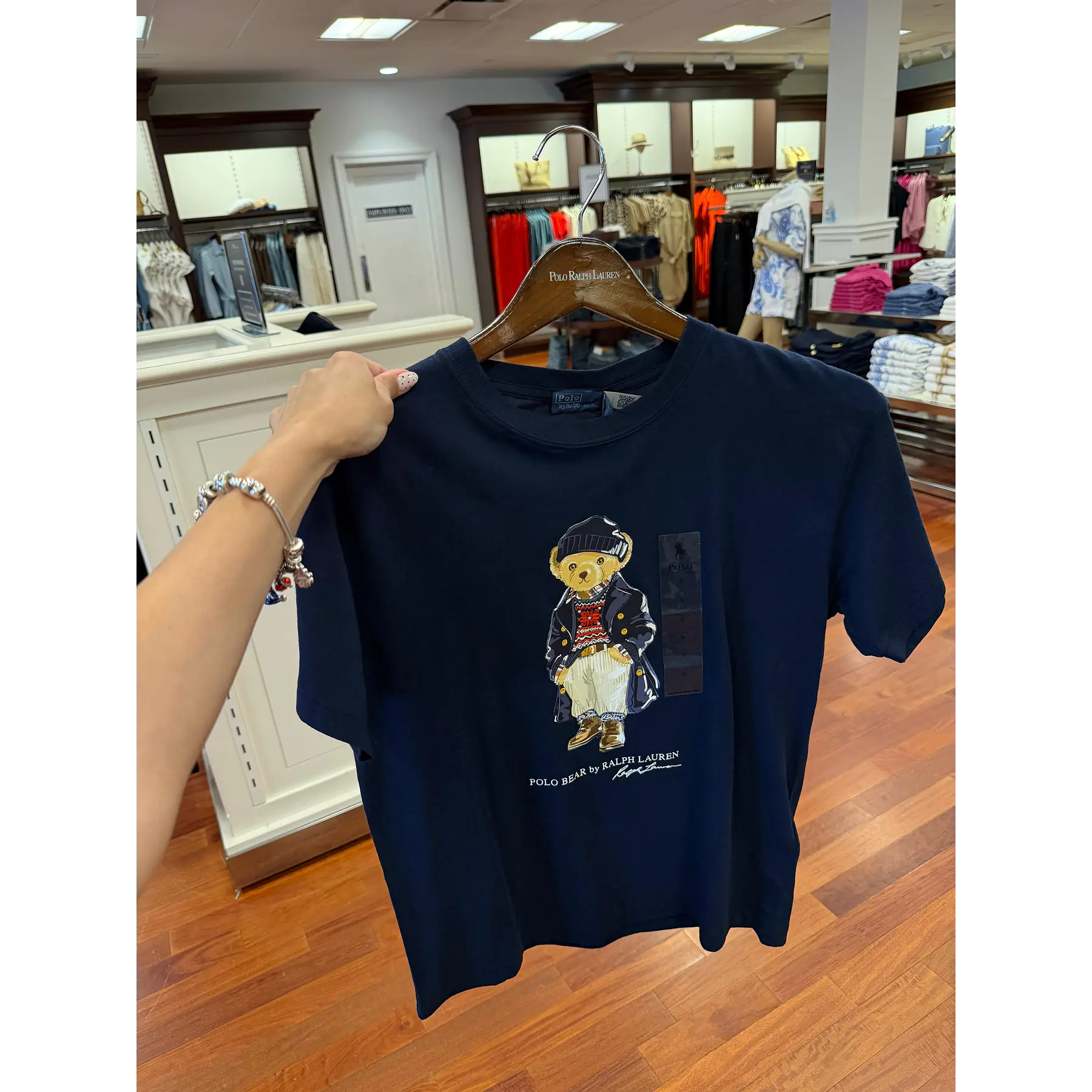 Polera Polo Bear Azul