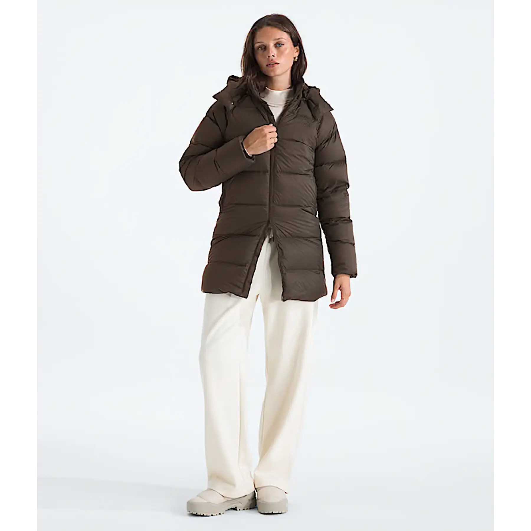 Women’s Hydrenalite™ City Down Hooded Parka - Smokey Brown