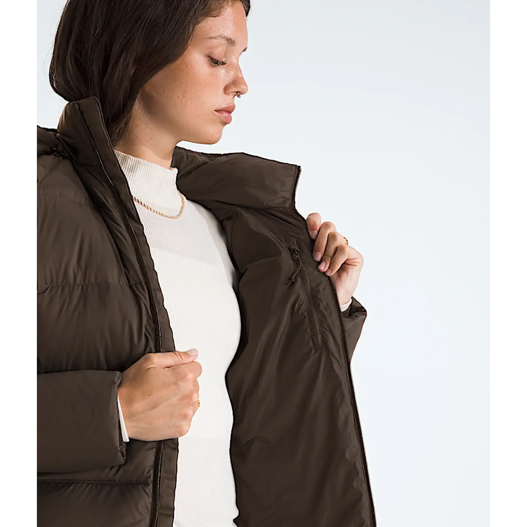Women’s Hydrenalite™ City Down Hooded Parka - Smokey Brown