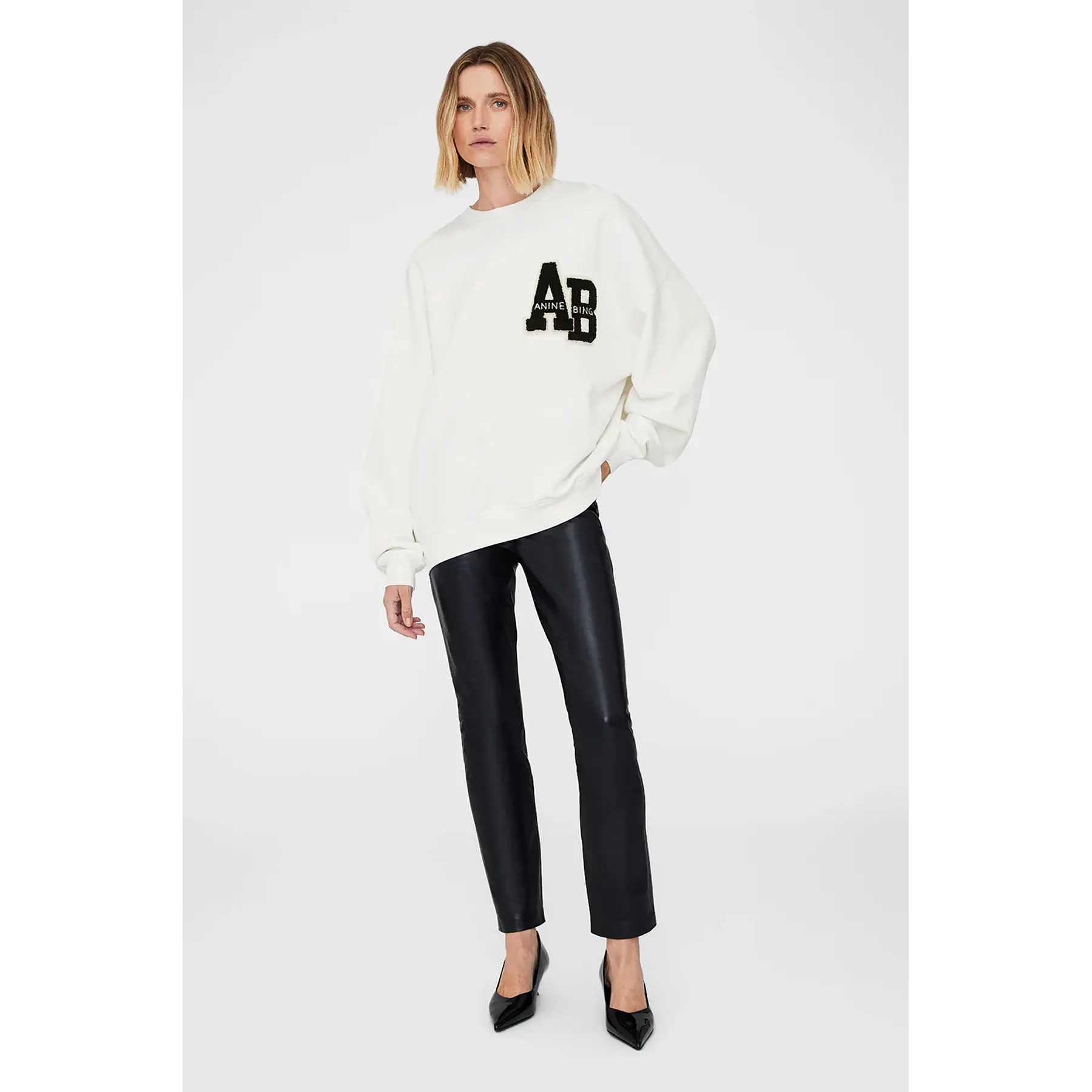 MILES OVERSIZED SWEATSHIRT LETTERMAN