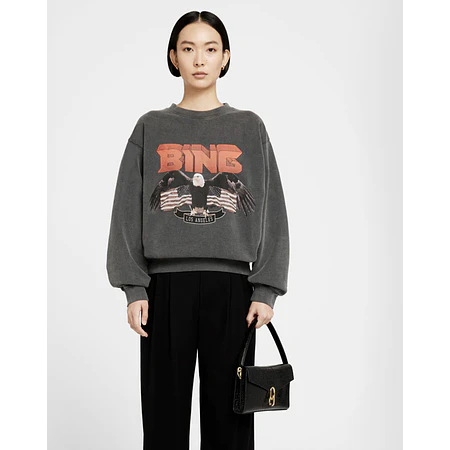Anine Bing Sweatshirt Vintage Bing – Noir