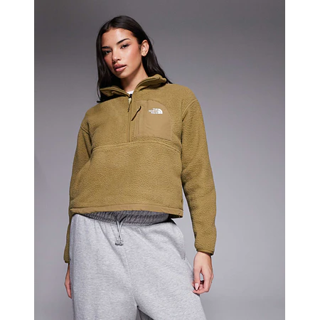 THE NORTH FACE - YUMIORI OFF PEAK HALF-ZIP JACKET CEDAR