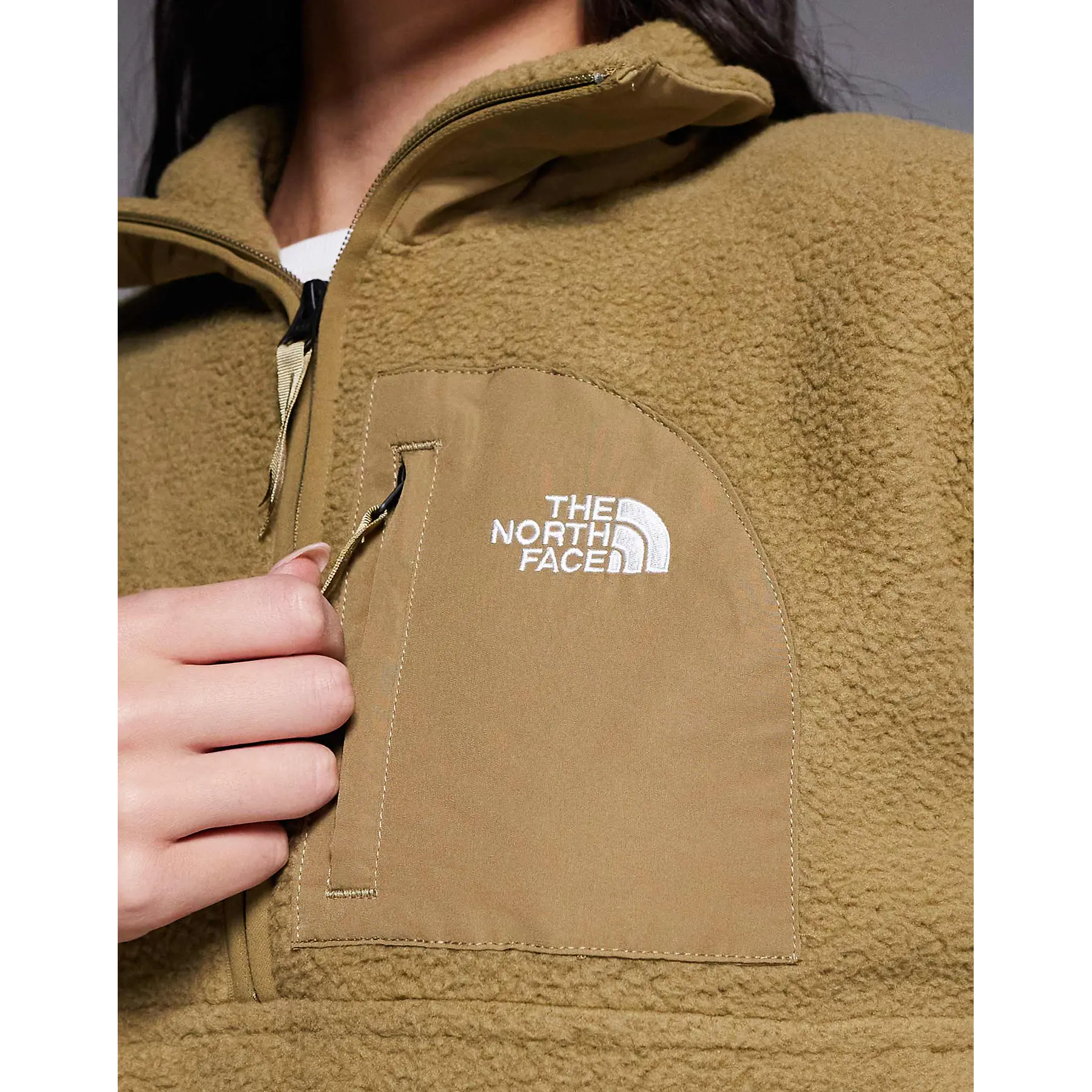 THE NORTH FACE - YUMIORI OFF PEAK HALF-ZIP JACKET CEDAR