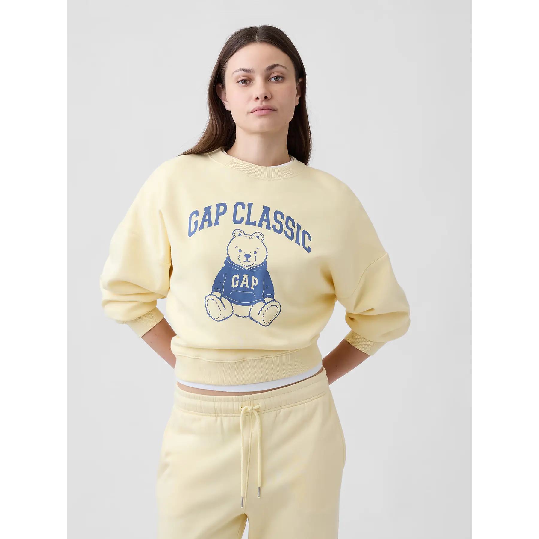 Gap Relaxed Graphic Wedge Crewneck Sweatshirt - 