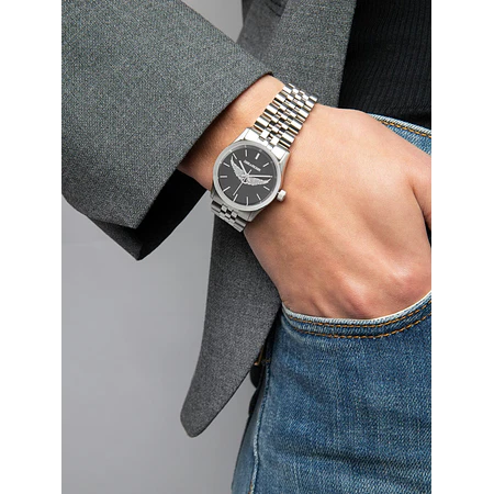 Zadig Small Watch - Silver/Black 30mm