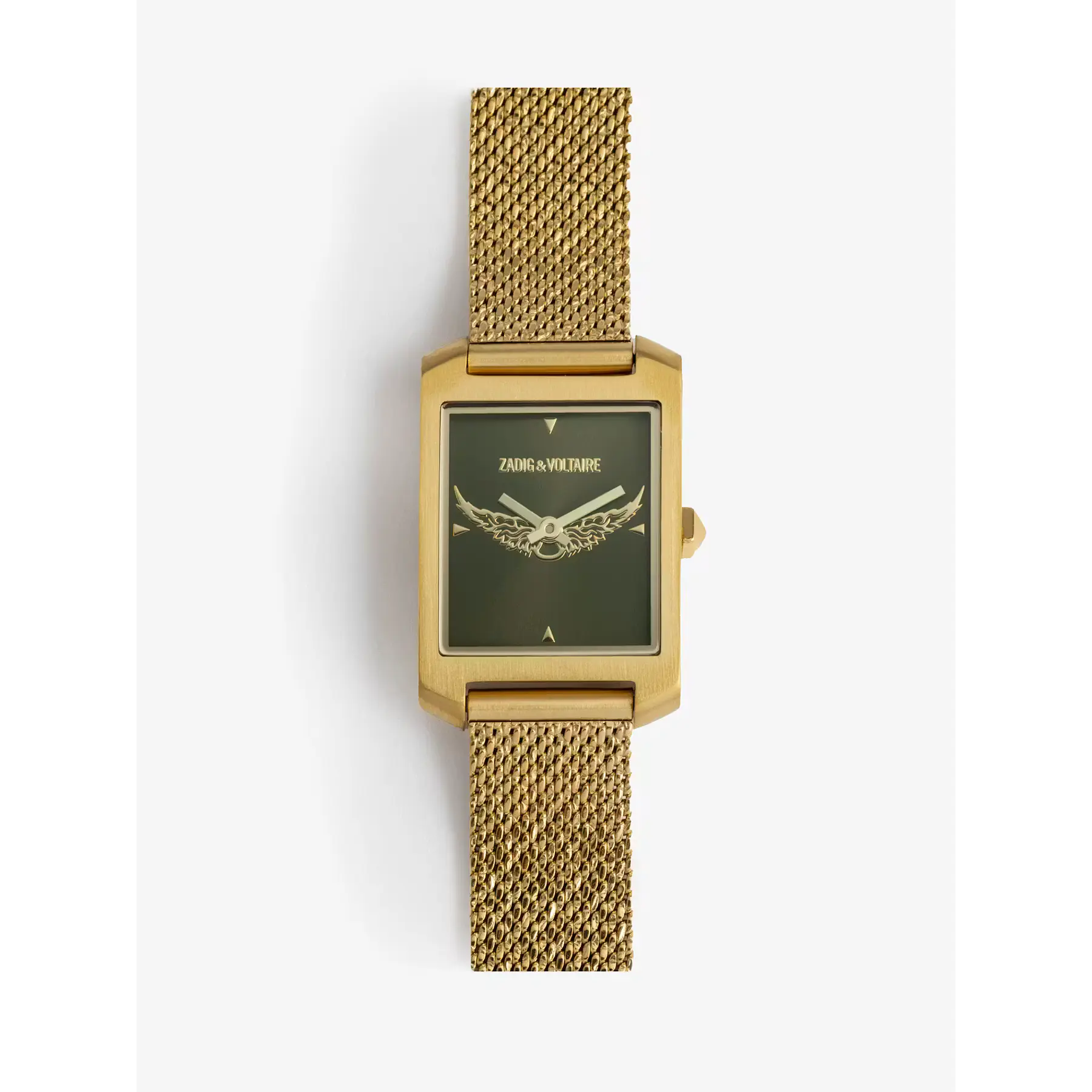 Voltaire Wings Watch - Khaki Gold