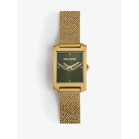 Voltaire Wings Watch - Khaki Gold