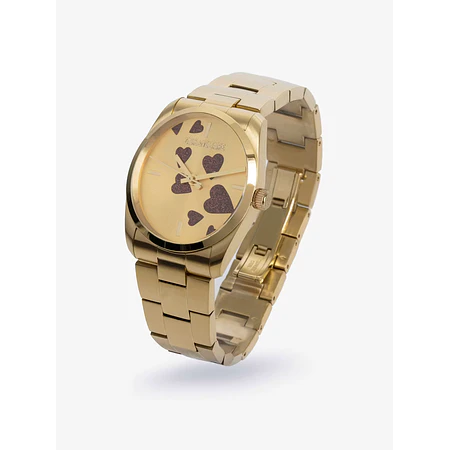 Zadig Strass Heart Watch - Gold