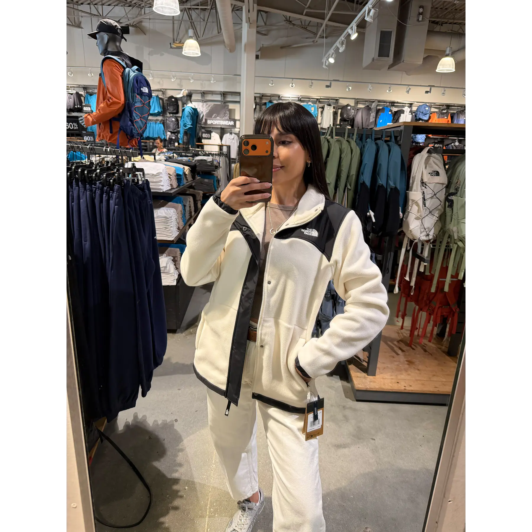 The North Face - Polar Tundra Full Zipper White Dune