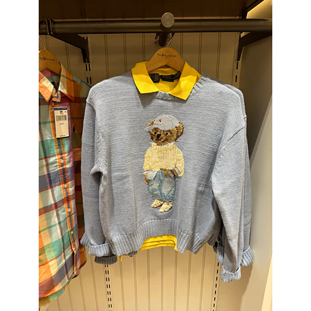 Sweater celeste Polo Bear