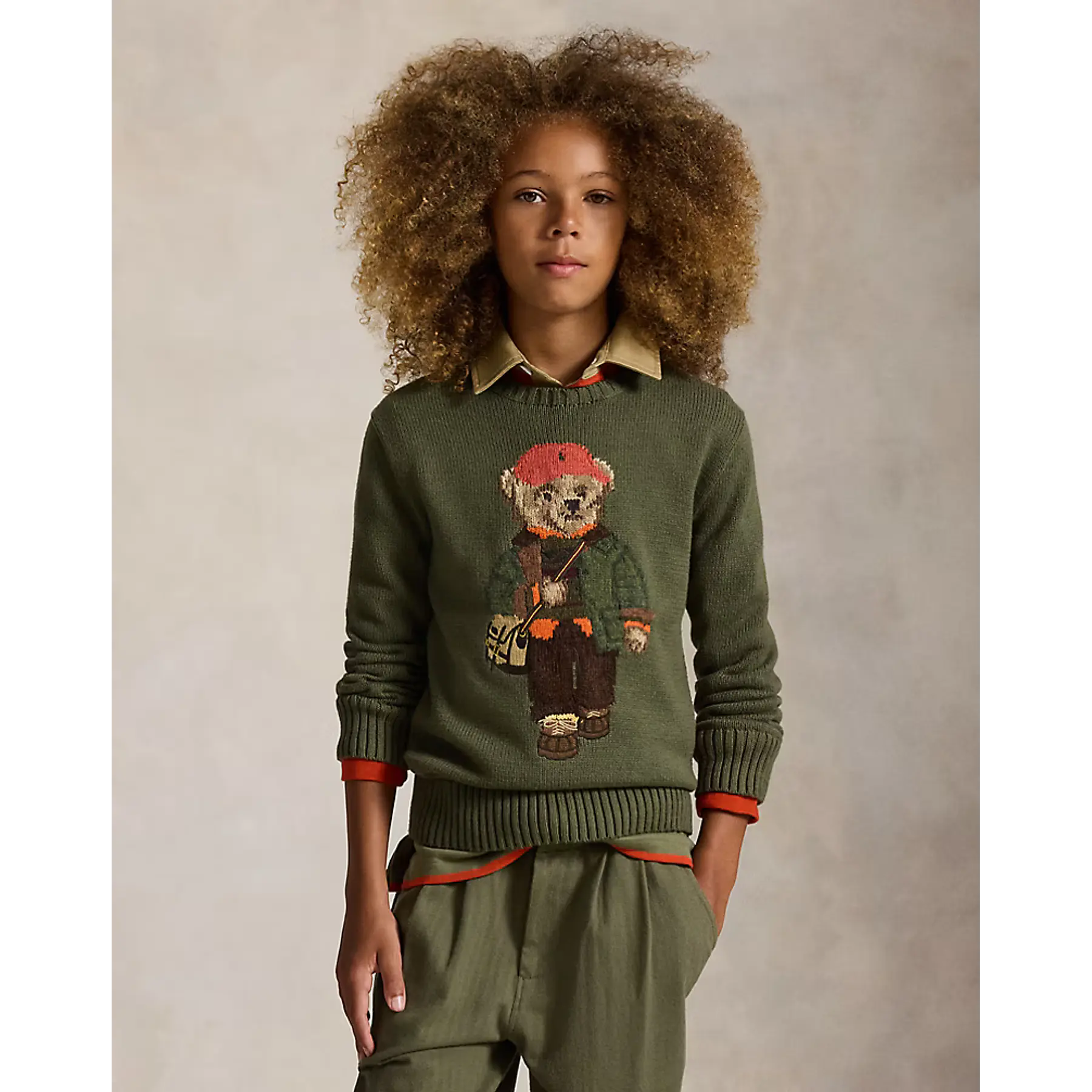 Ralph Lauren - Polo Bear Sweater Cruise Olive