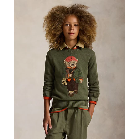 Ralph Lauren - Polo Bear Sweater Cruise Olive