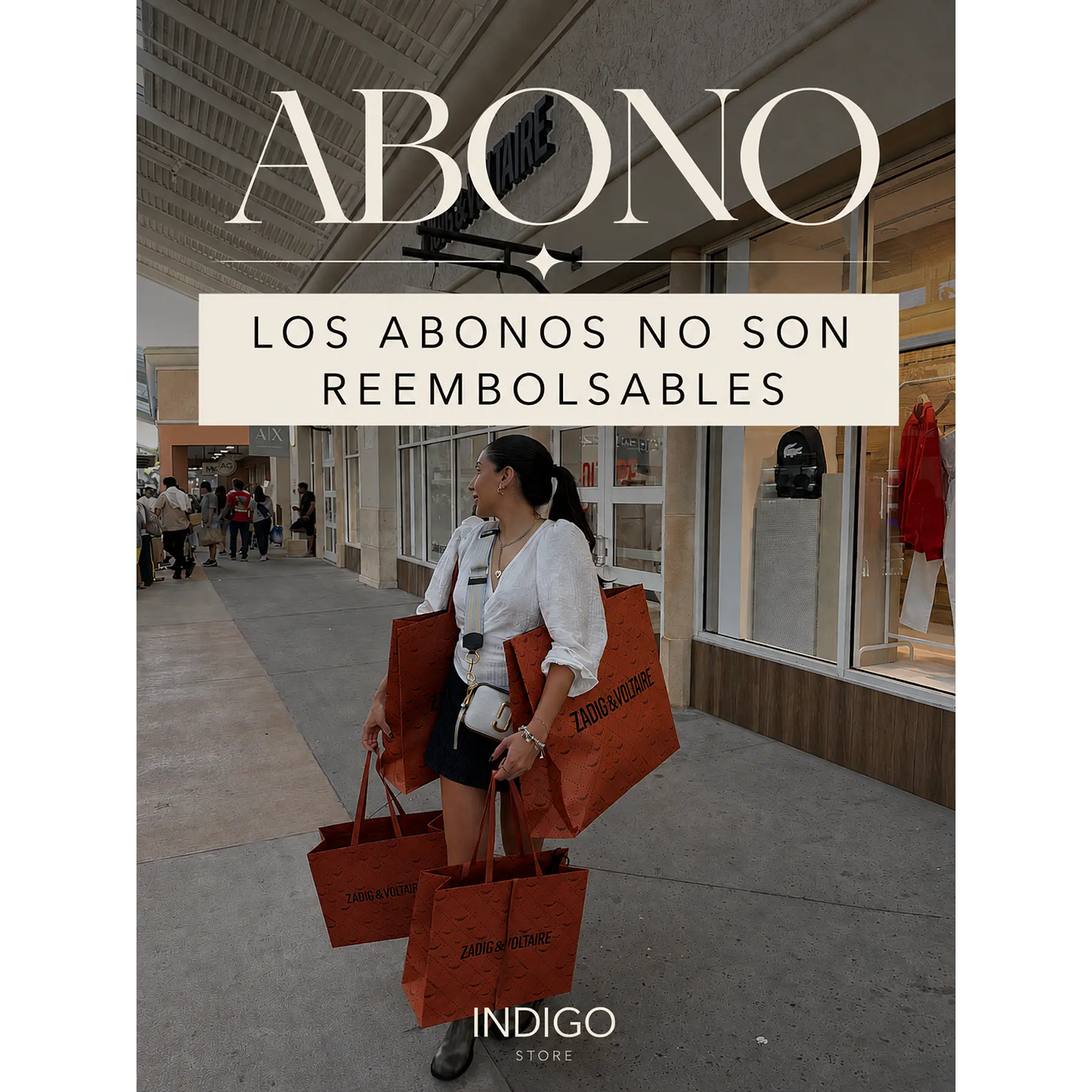 ABONO INDIGO PEDIDOS SOBRE $200.000