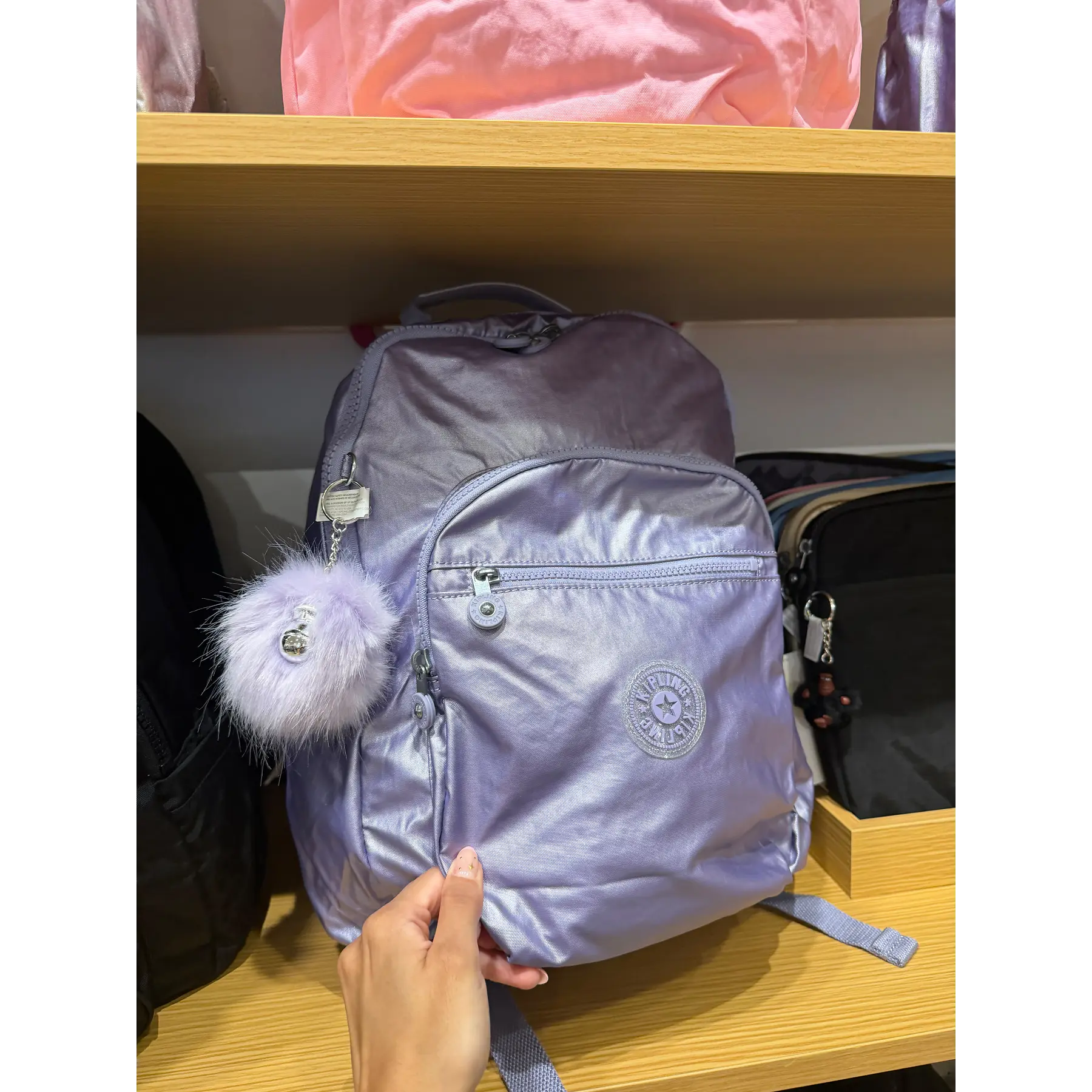Kipling - Seoul Medium Lilac Metallc