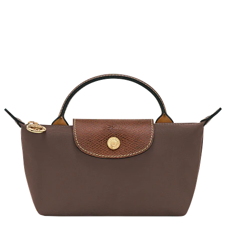Le Pliage Mini Pouch Nylon Tote Bag - Mocha