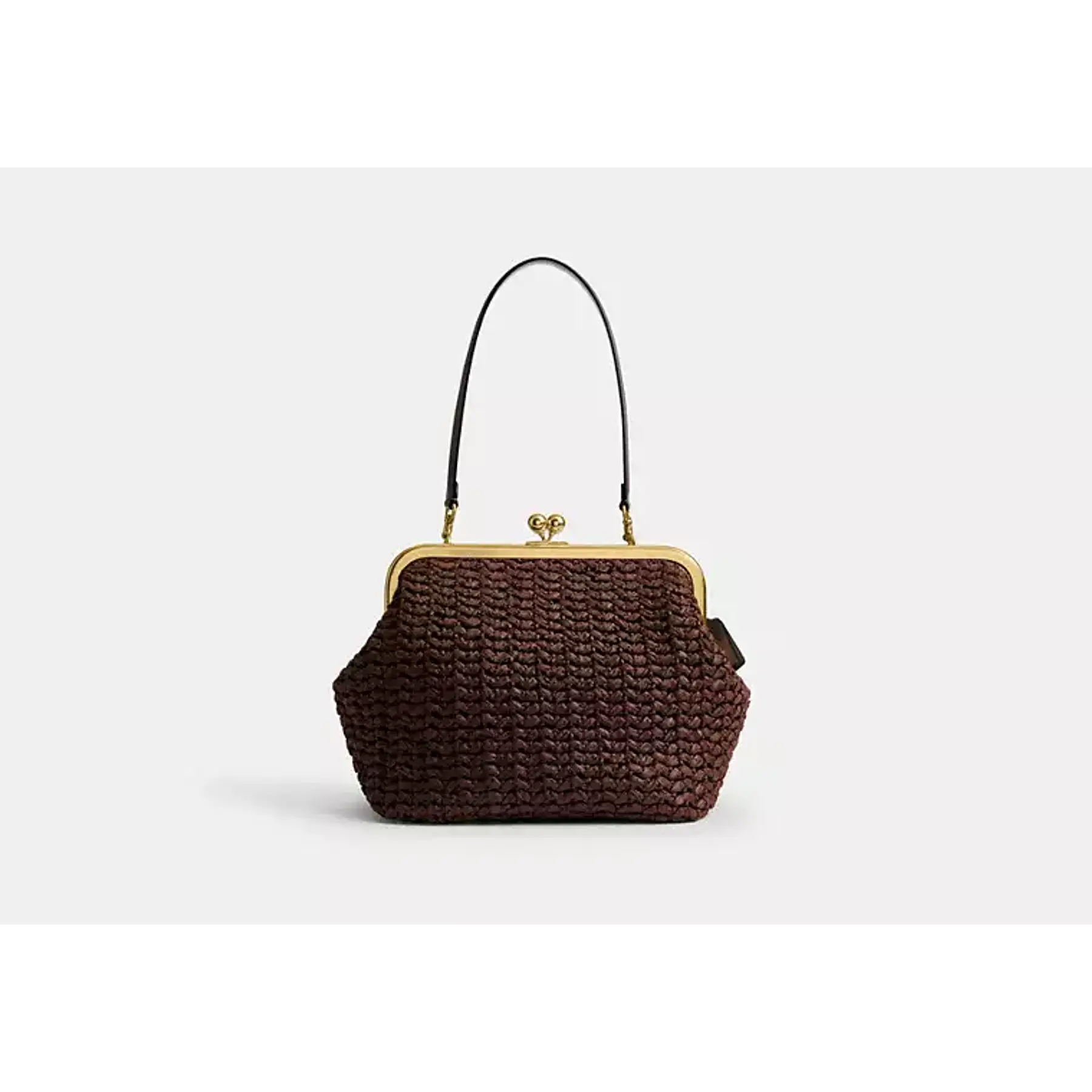 Kisslock Frame Bag 27 Brass/Maple