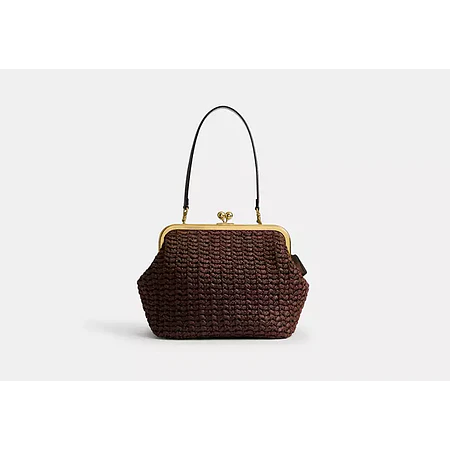 Kisslock Frame Bag 27 Brass/Maple