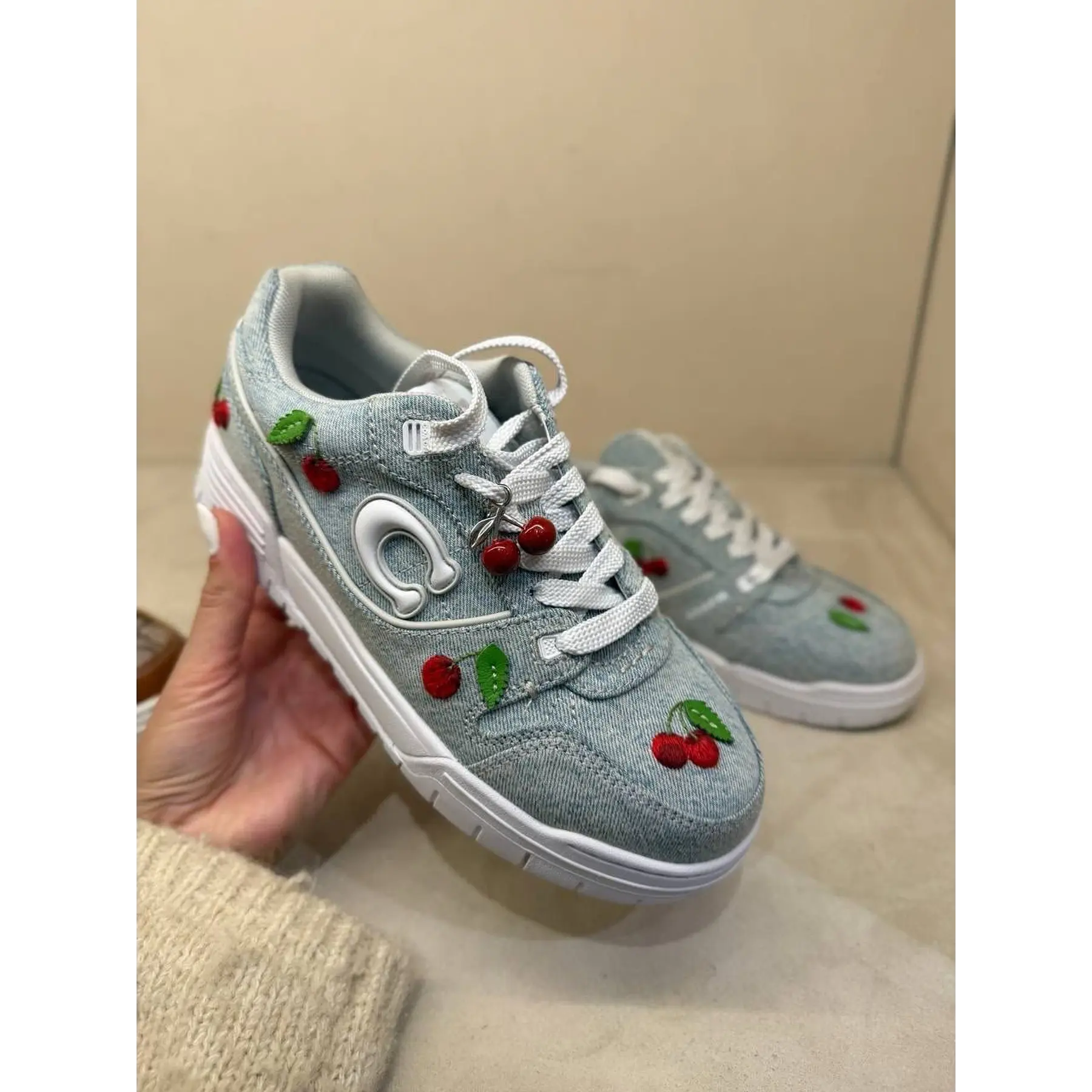 Soho Sneaker With Cherries