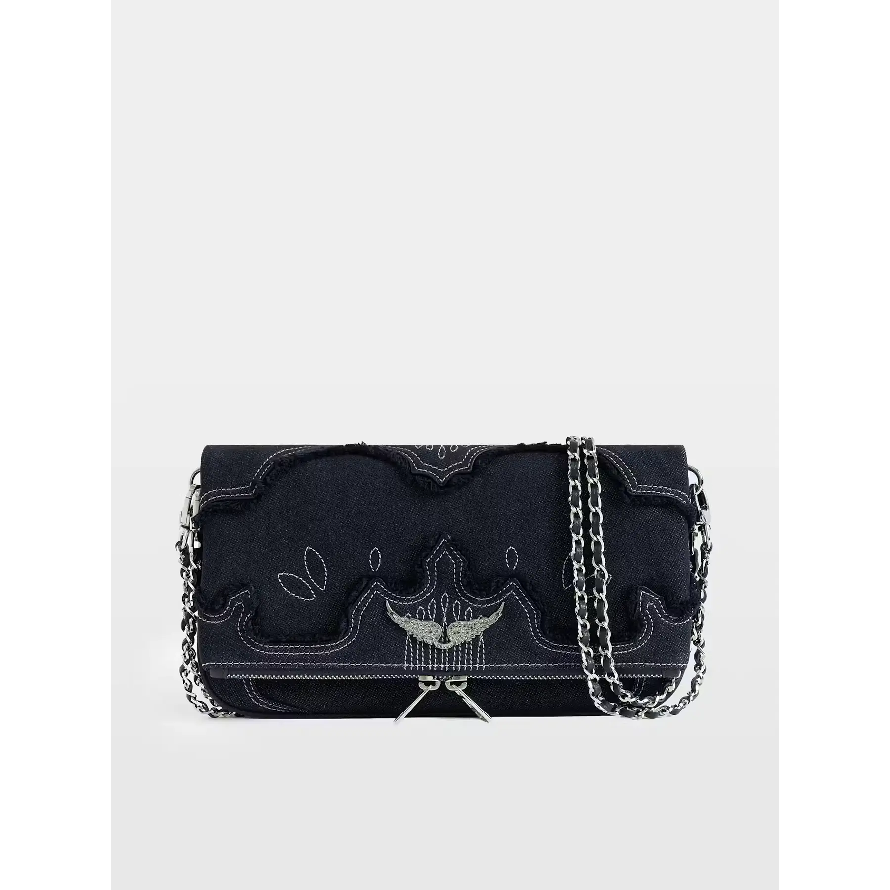 Zadig - Rock Denim Clutch