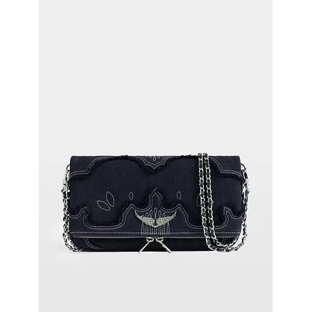 Zadig - Rock Denim Clutch