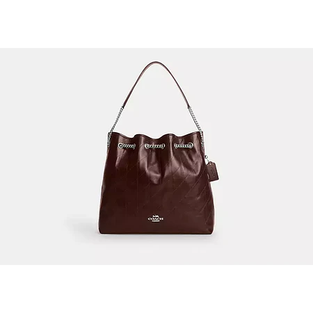 Coach - Evelyn Large Shoulder Bag With Quilting