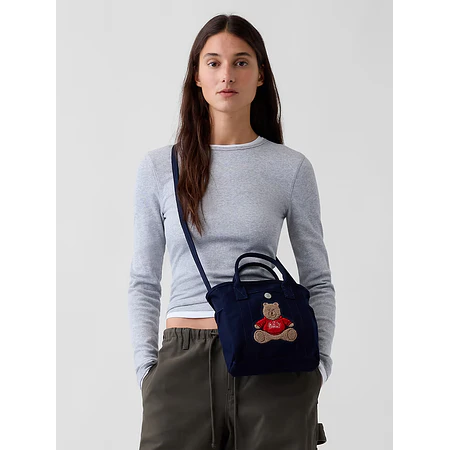 Mini Brannan Bear Canvas Favorite Tote