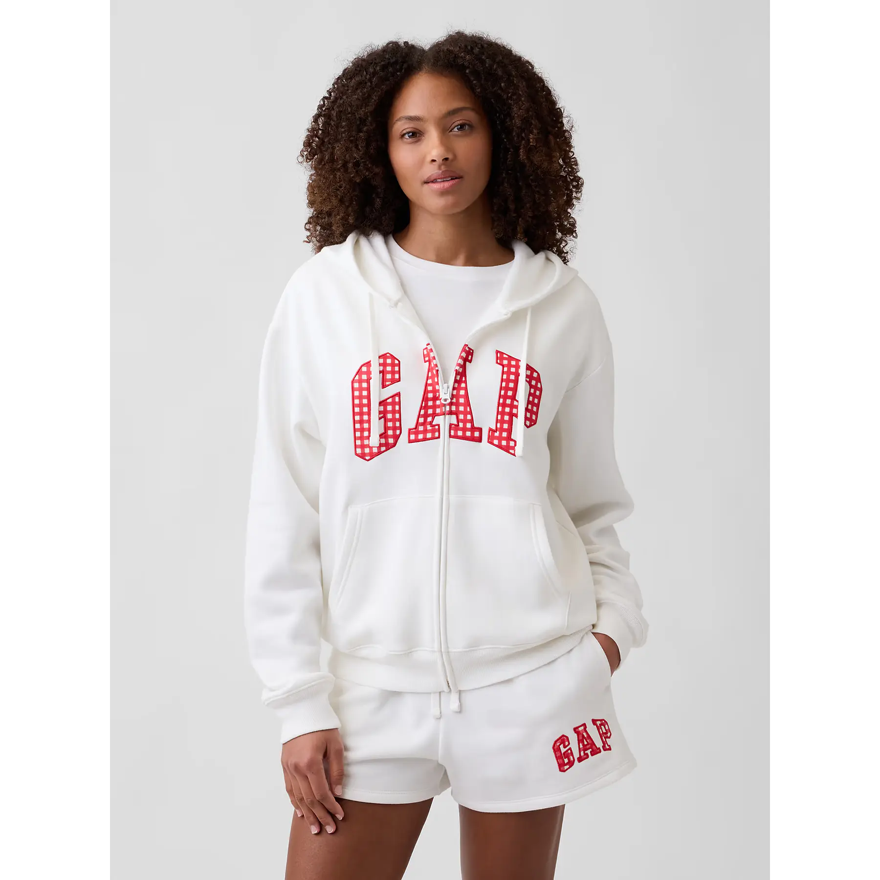 Gap - Hoodie Red gingham