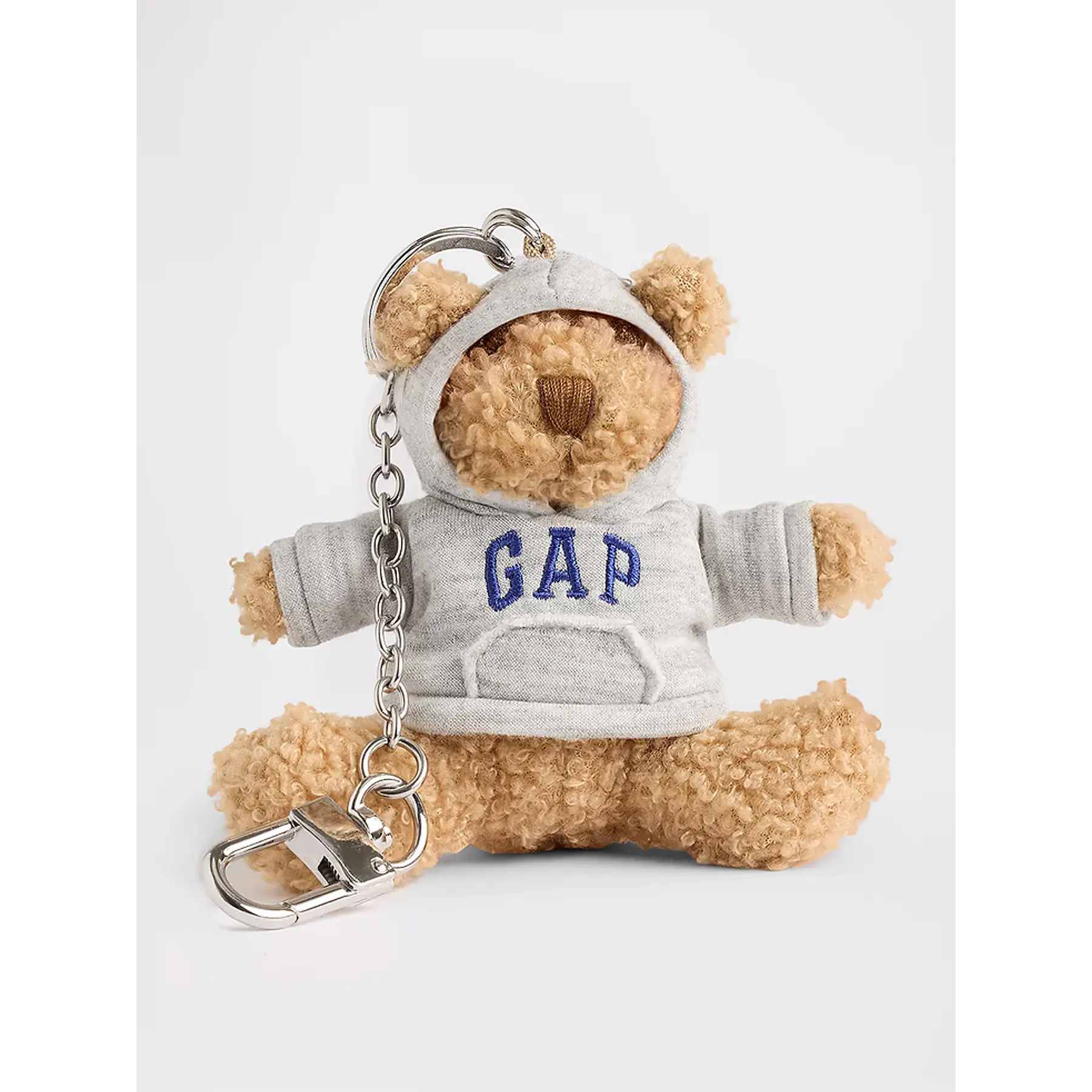 Brannan Bear Hoodie Bag Charm Poleron Gris