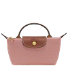 Le Pliage Mini Pouch Nylon Tote Bag - Pink Tea + Strap y Organizador GRATIS