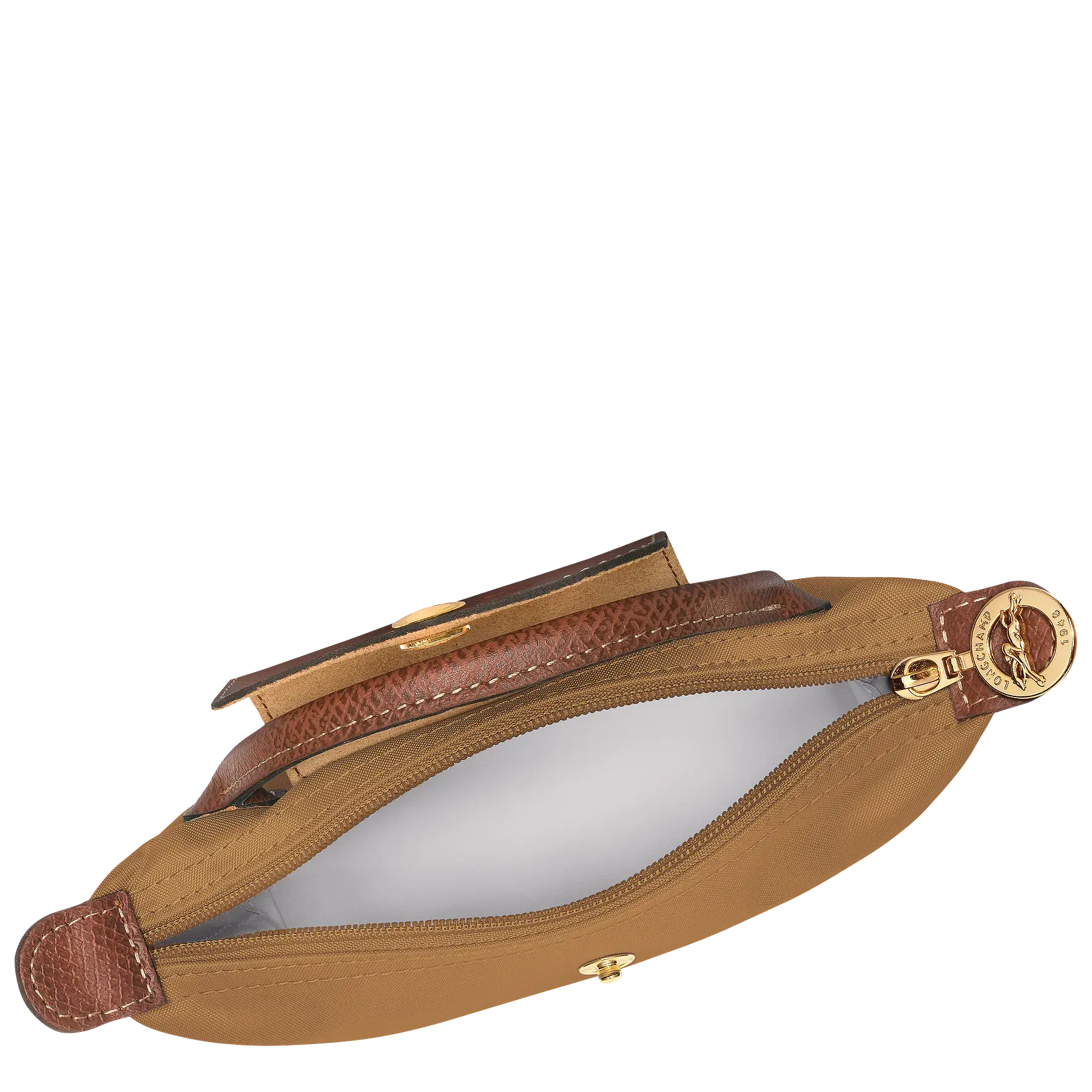 Le Pliage Mini Pouch Nylon Tote Bag - Fawn + Strap y Organizador GRATIS