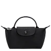Le Pliage One Mini Pouch Nylon Tote Bag - Black + Strap y Organizador GRATIS