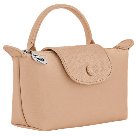 Le Pliage One Mini Pouch Nylon Tote Bag - Beige + Strap y Organizador GRATIS