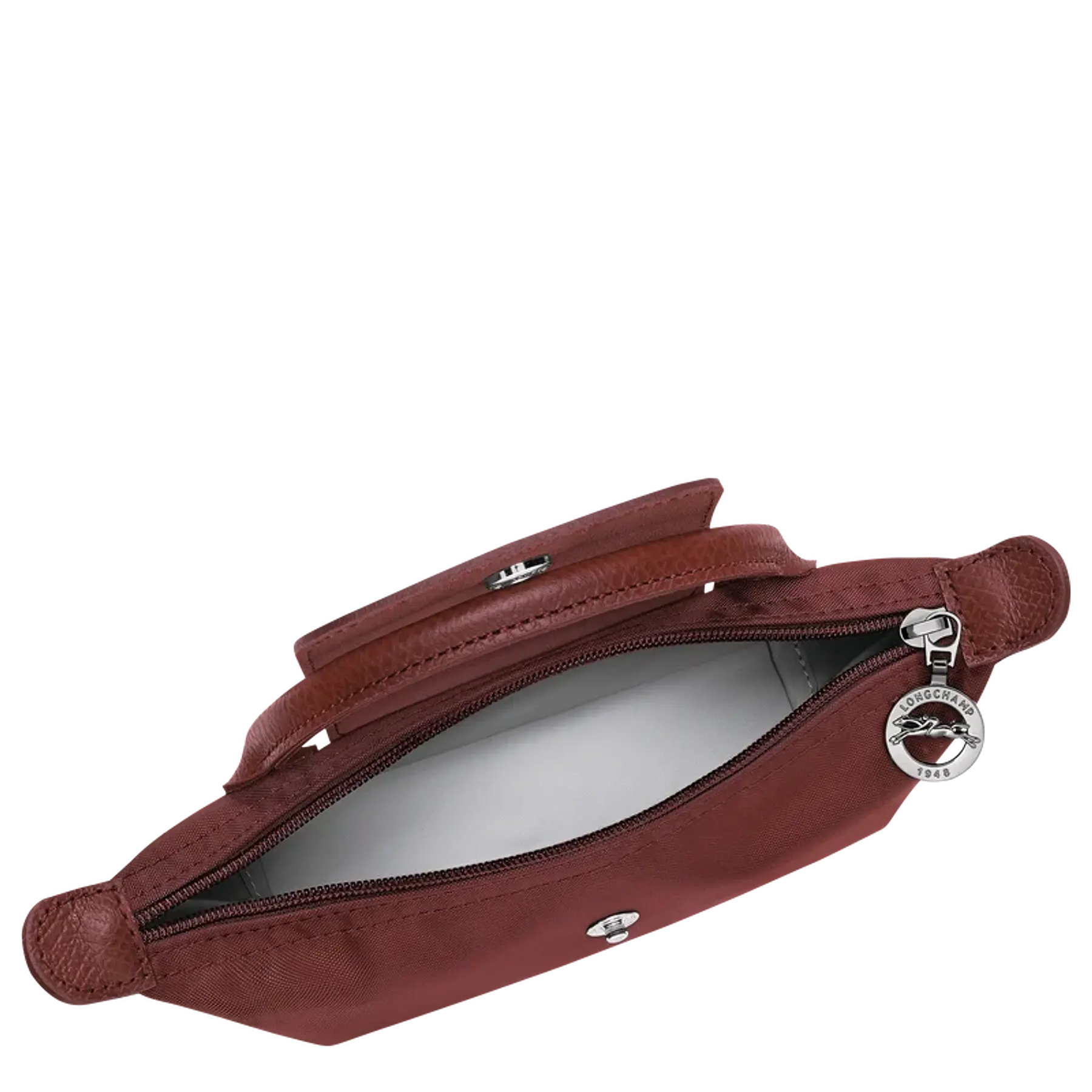 Le Pliage One Mini Pouch Nylon Tote Bag - Burgundy + Strap y Organizador GRATIS