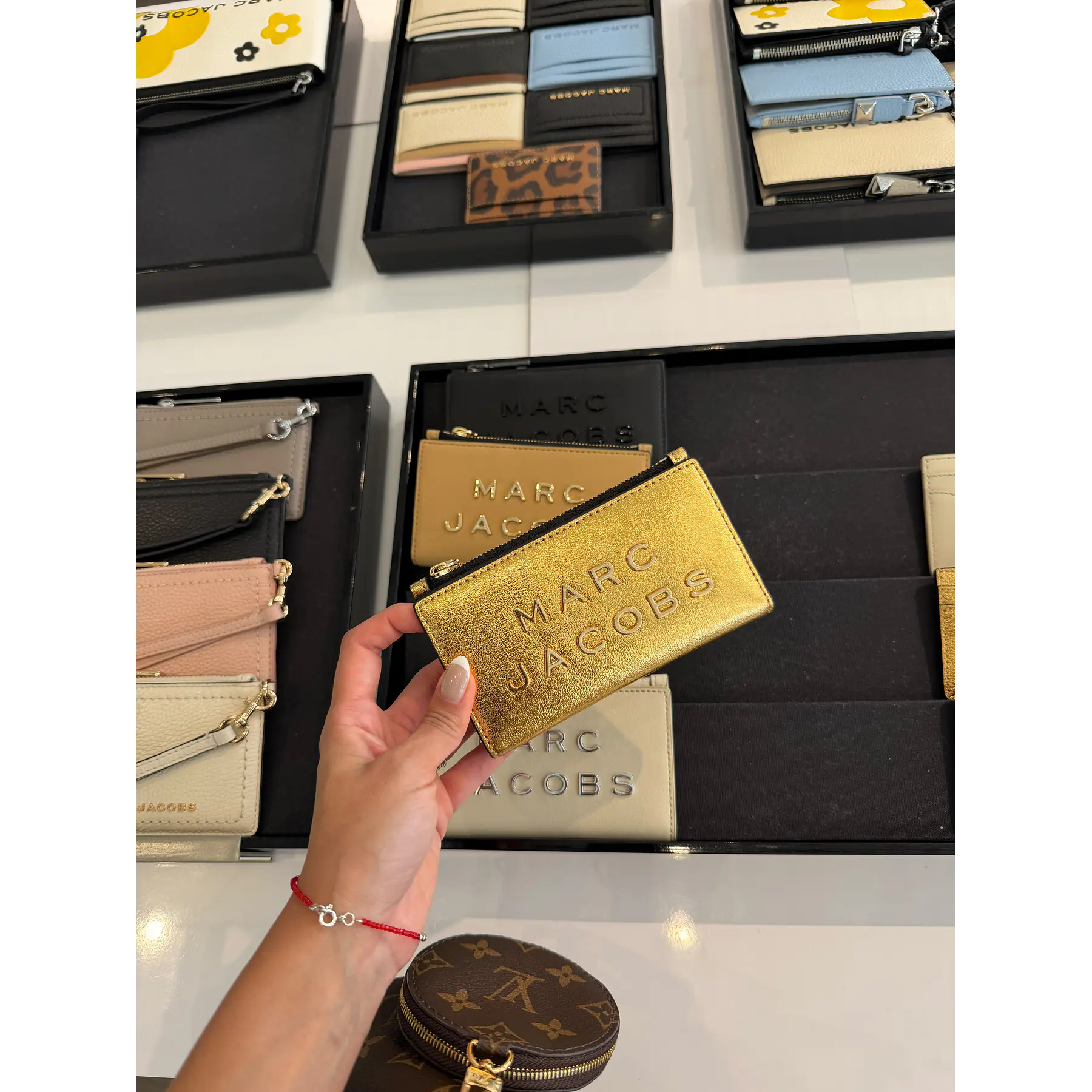 Billetera gold MJ