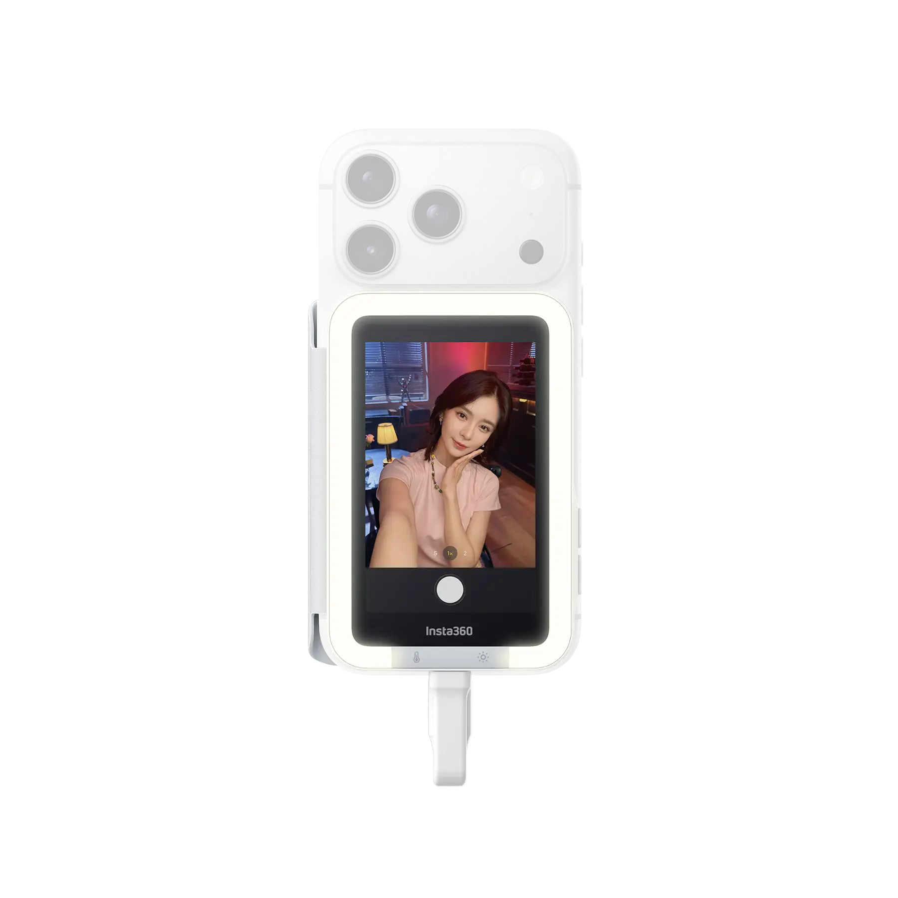Insta360 Snap Selfie Screen with light