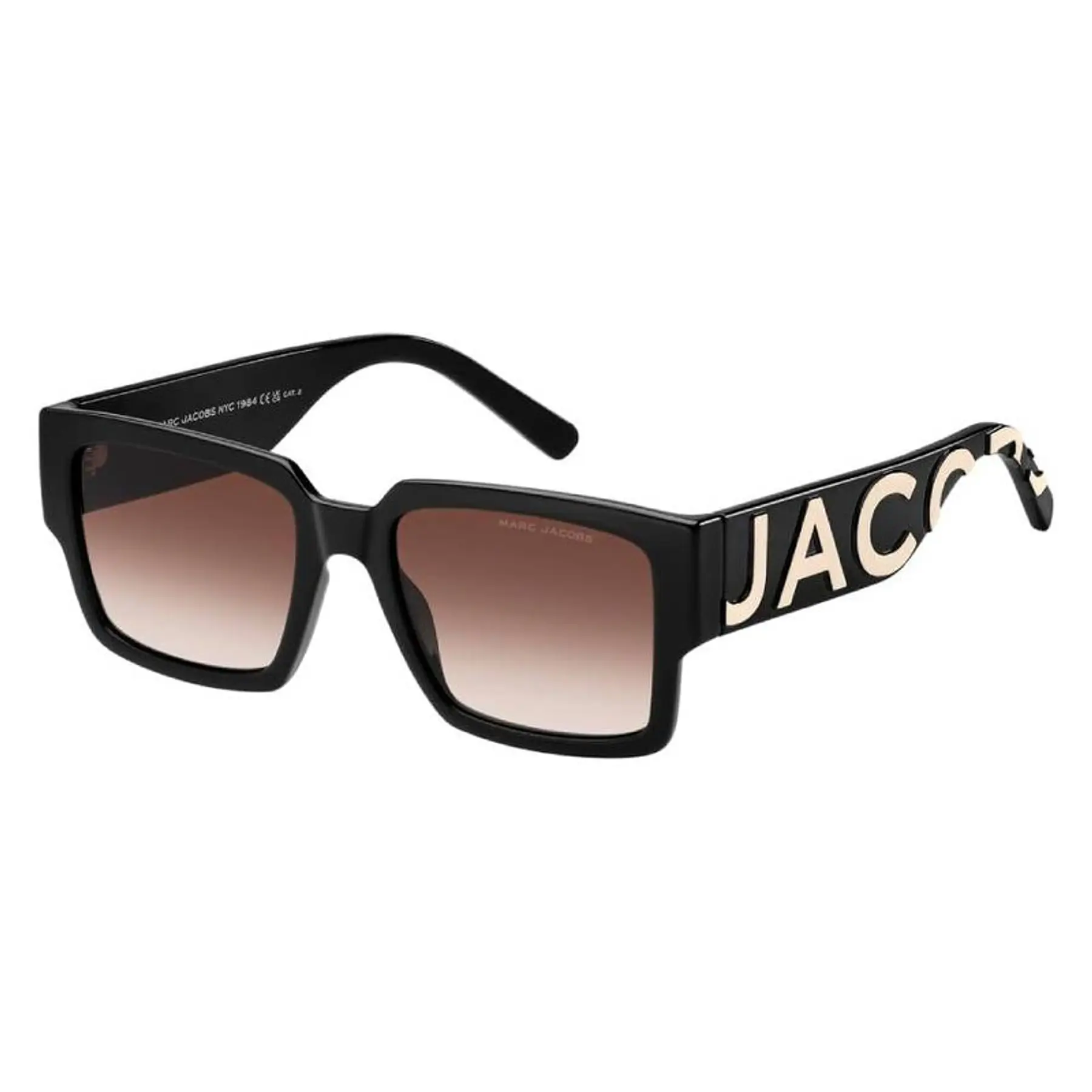Marc Jacobs - Brown Shaded Square Unisex Sunglasses