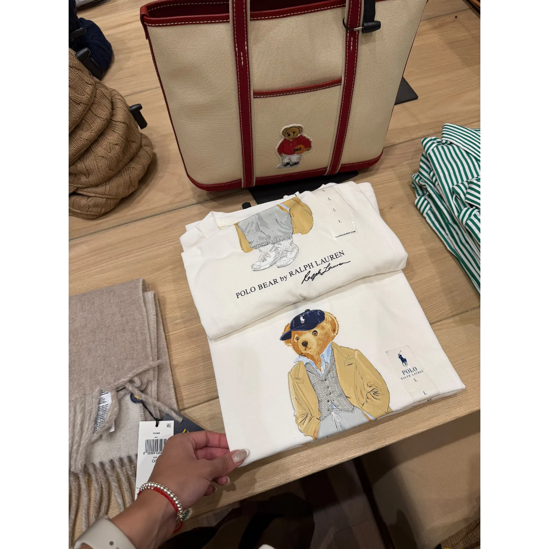 Polo Ralph - Polera Polo Bear Blanca