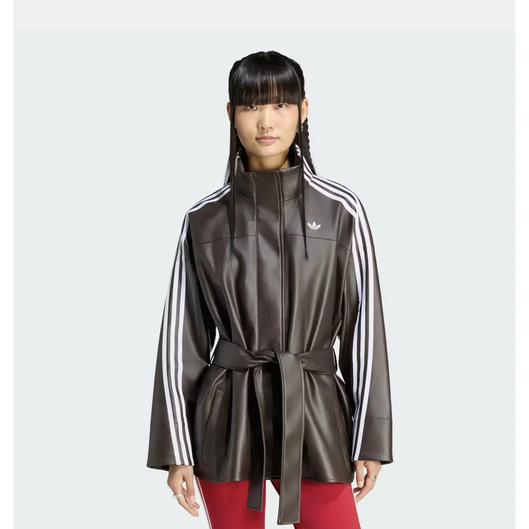 ADIDAS - PLEATHER JACKET 