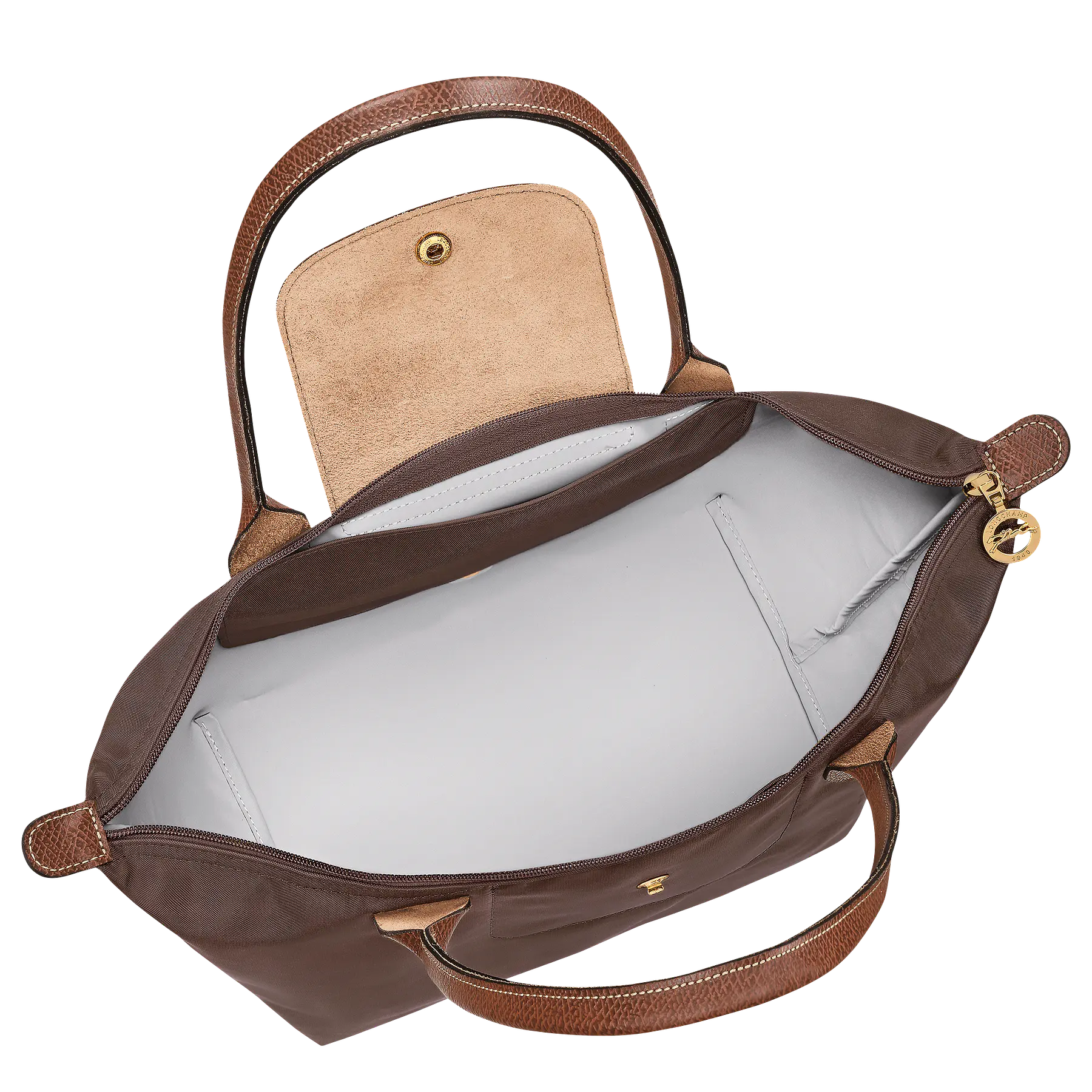 Le Pliage Medium Nylon Tote Bag - Mocha 